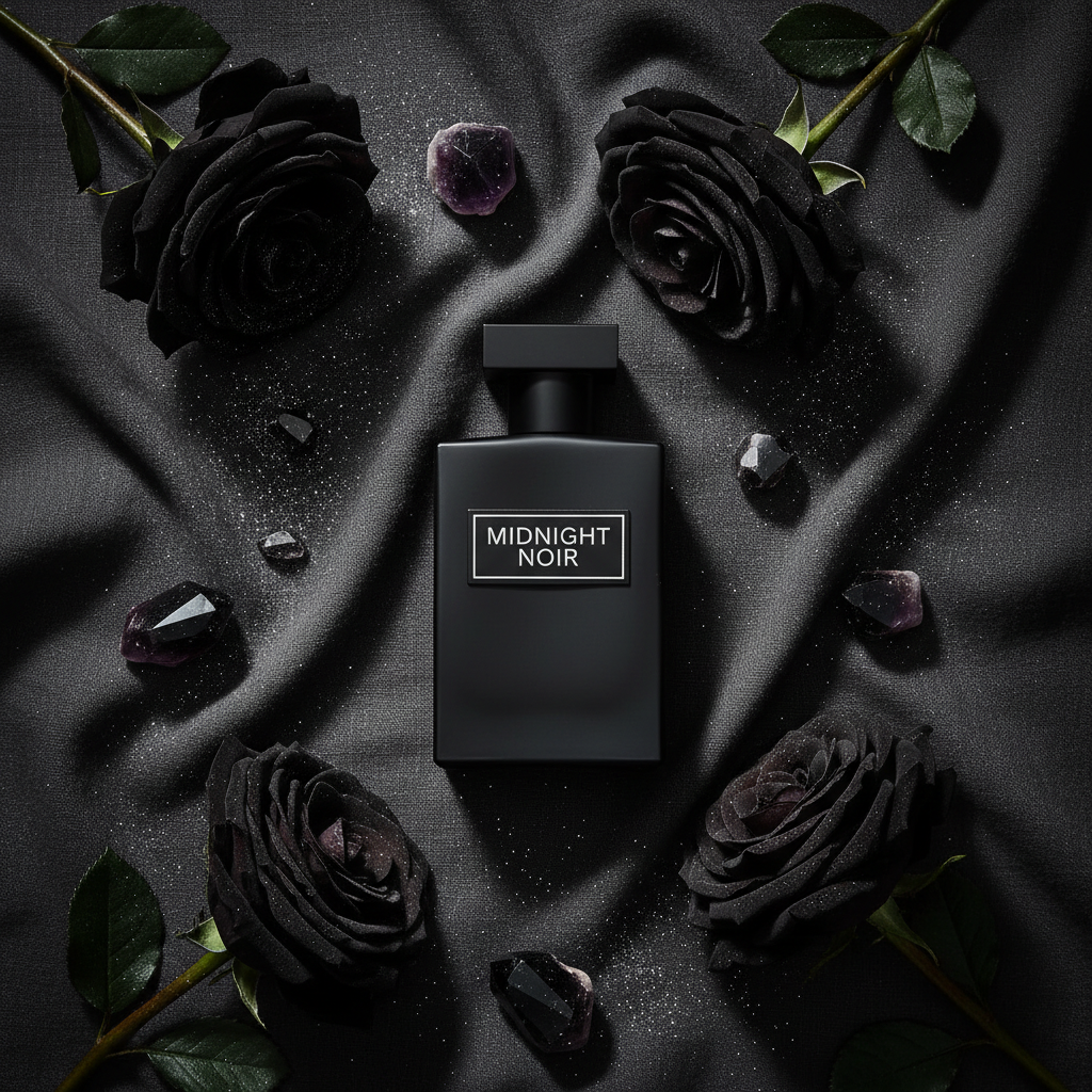 Midnight Noir flat lay