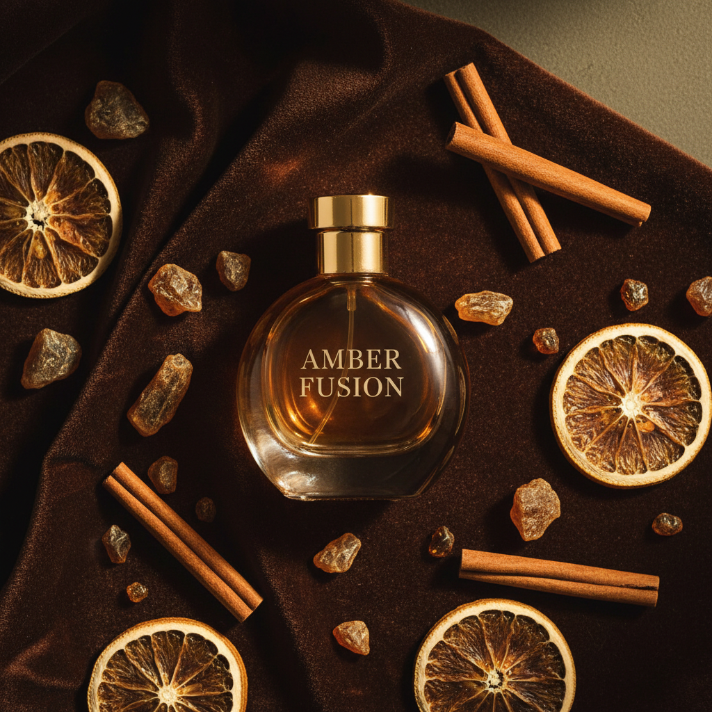 Amber Fusion flat lay