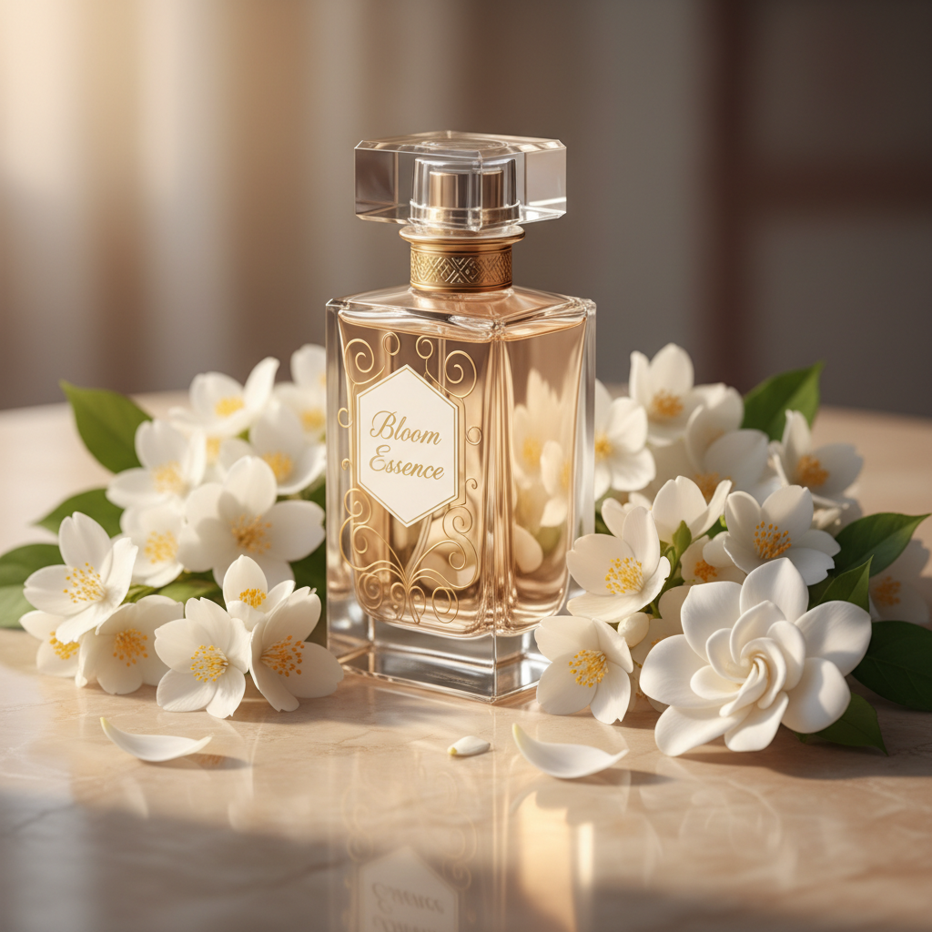Bloom Essence side angle with flowers